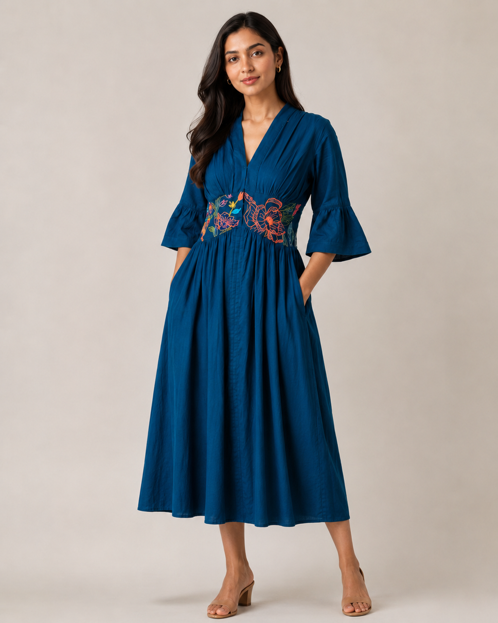 Blue dress