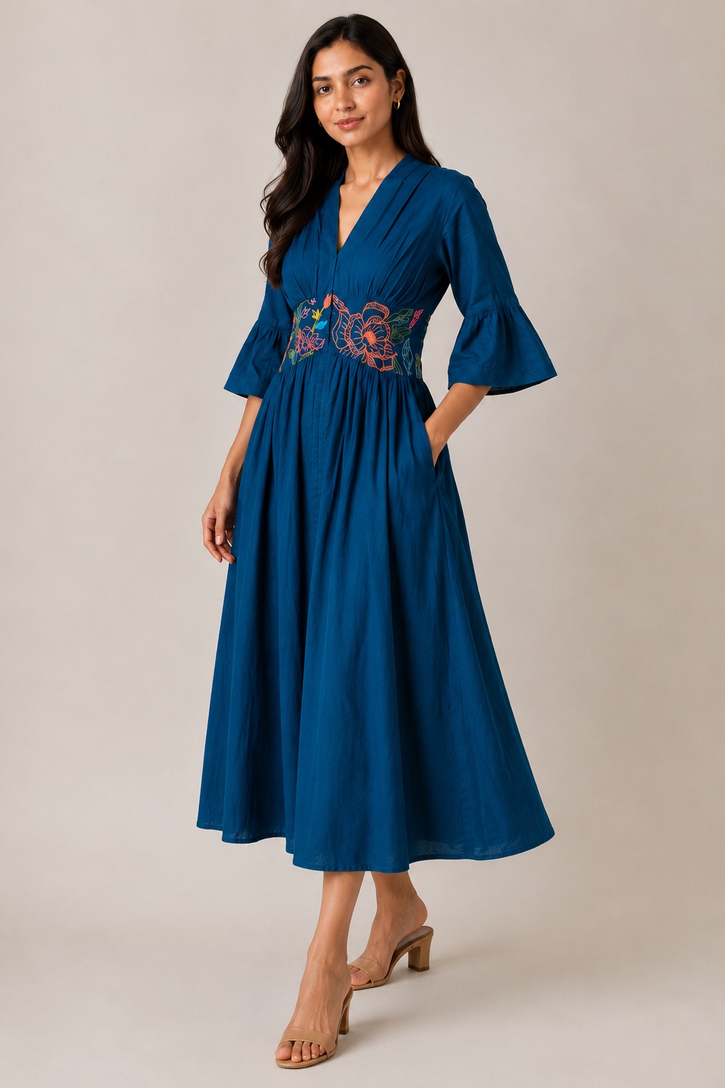 Blue dress