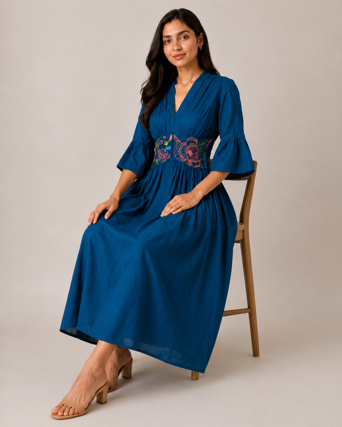 Blue dress
