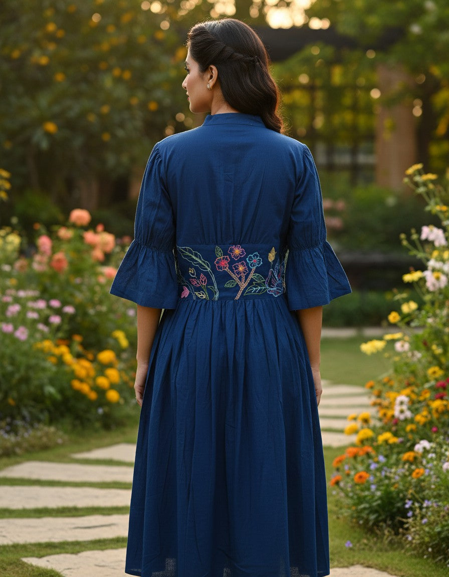 Blue dress